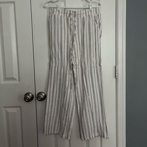 Blue Rain Striped Pants